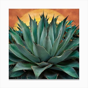 A Mesmerizing Illustration Of An Agave Plant Trans Wnhnhfa1rboo25anlq73gw E1msfgfxrrohfunmyitmoq Canvas Print