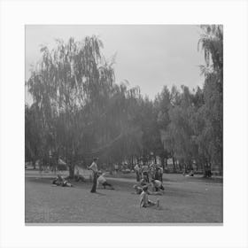 Untitled Photo, Possibly Related To Butte, Montana, Part Of Columbia Gardens, An Outdoor Amusement Resor Canvas Print