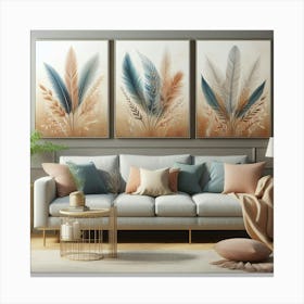 Feathers Wall Art Canvas Print
