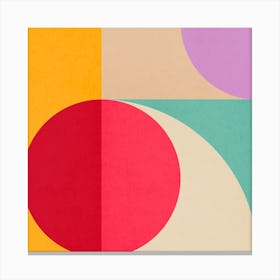 Art of circles in harmony 24 Canvas Print