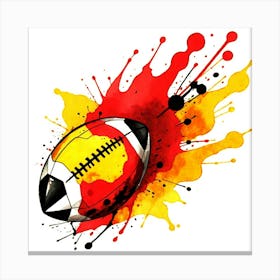 Football Ball Canvas Print