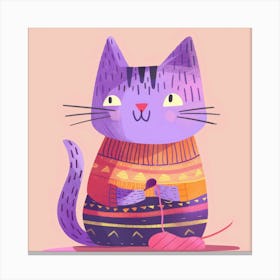 Cute Cat 12 Canvas Print