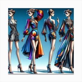 Fashion Illustration Canvas Print