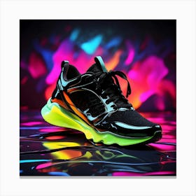 Glow In The Dark Sneakers 7 Canvas Print