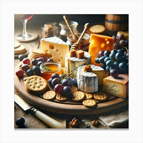 Cheese Platter Canvas Print