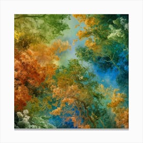 Trees In The Sky Canvas Print