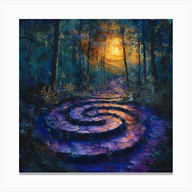 Spiral Path Canvas Print