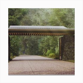 Beautiful entrance Canvas Print