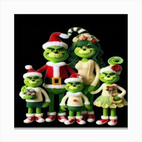 Grinch Family Lienzo