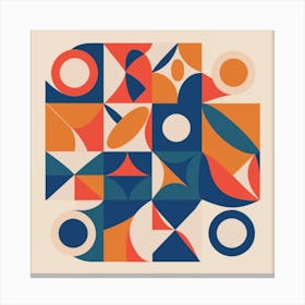 Abstract Geometric Pattern 5 Canvas Print