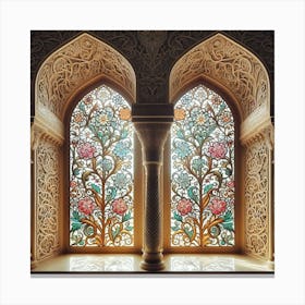 Stained Glass Window 1 Canvas Print