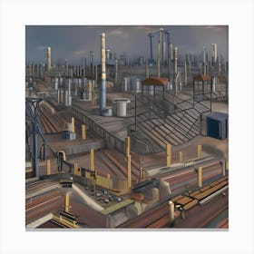 Metaphysical Industry Canvas Print