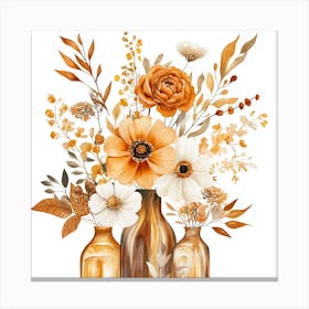 Copper And Orange Canvas Print