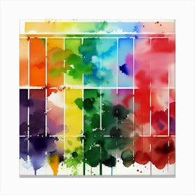 Color Palette Canvas Print