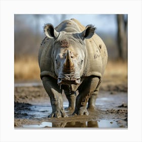 Rhinoceros 5 Canvas Print