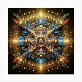 Psychedelic Mandala 1 Canvas Print