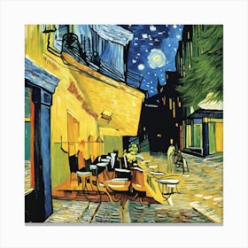 Cafe At Night, Van Gogh Canvas Print Canvas Print