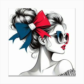 French girl 1 Canvas Print