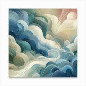 Abstract Clouds Canvas Print