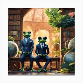 Frogs 1 Canvas Print