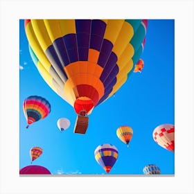 Hot Air Balloons In The Sky 9 Canvas Print