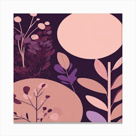 Abstract Floral Pattern Canvas Print