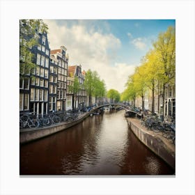 Amsterdam Canal 2 Canvas Print