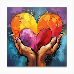 Heart Of Love 2 Canvas Print