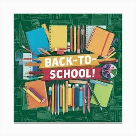 Back To School 10 Canvas Print