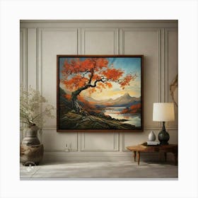 Scotland Tree Canvas Print