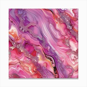 Pink Marble Canvas Print