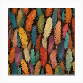 Feathers 10 Canvas Print