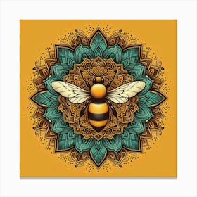Royal Bee Canvas Print