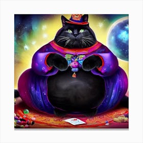 Black Cat 1 Canvas Print