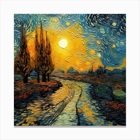 Starry Night 37 Canvas Print