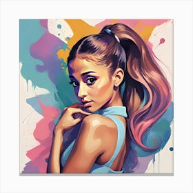 Ariana Grande Ar2 Canvas Print