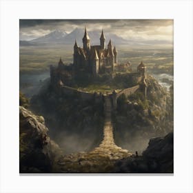675029 Elden Ring Landscape, Castle, Epic, 8k, Realistic, Xl 1024 V1 0 1 Canvas Print