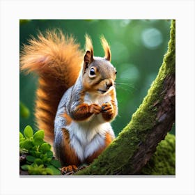 Red Squirrel 19 Canvas Print