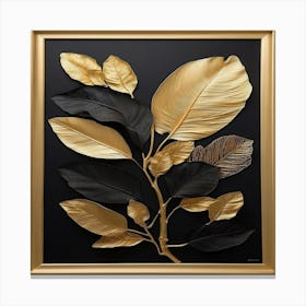 Gold Leaf Canvas Print