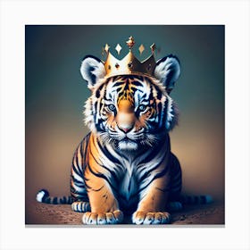 Baby king Canvas Print