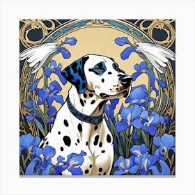 Dalmatian Angel Canvas Print