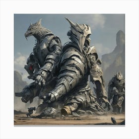 Armored Warriors Canvas Print