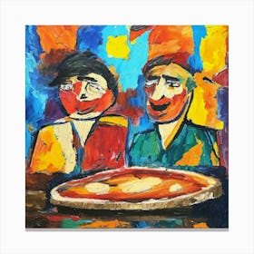 Slice Of Life Comedy Impressionist Art Painting Canvas Print