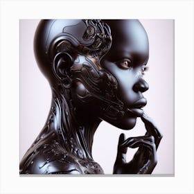 Futuristic Woman 10 Canvas Print