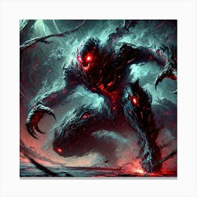 Shadow Beasts Converted Canvas Print