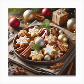 Christmas Cookies Canvas Print