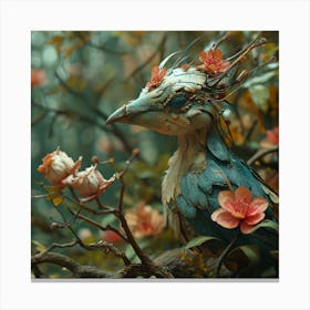 Bird In The Forest Canvas Print