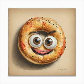 Bagel 17 Canvas Print