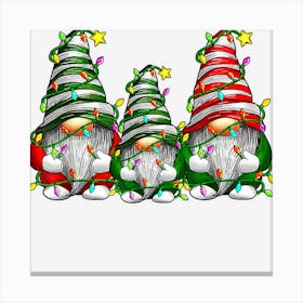 Christmas Gnome Cute Gnomies Merry Christmas Men Women Kids Canvas Print