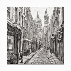 London Street Canvas Print